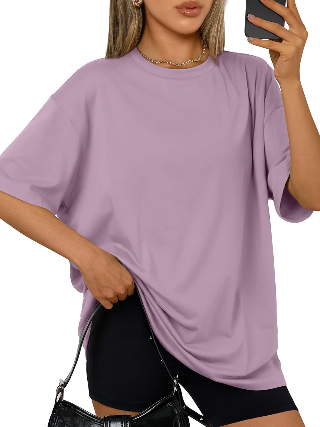 Trendy Queen Womens Oversized Summer T Shirts Plus Size Spring Cute Casual Tops Short Sleeves Fashion Workout Clothes