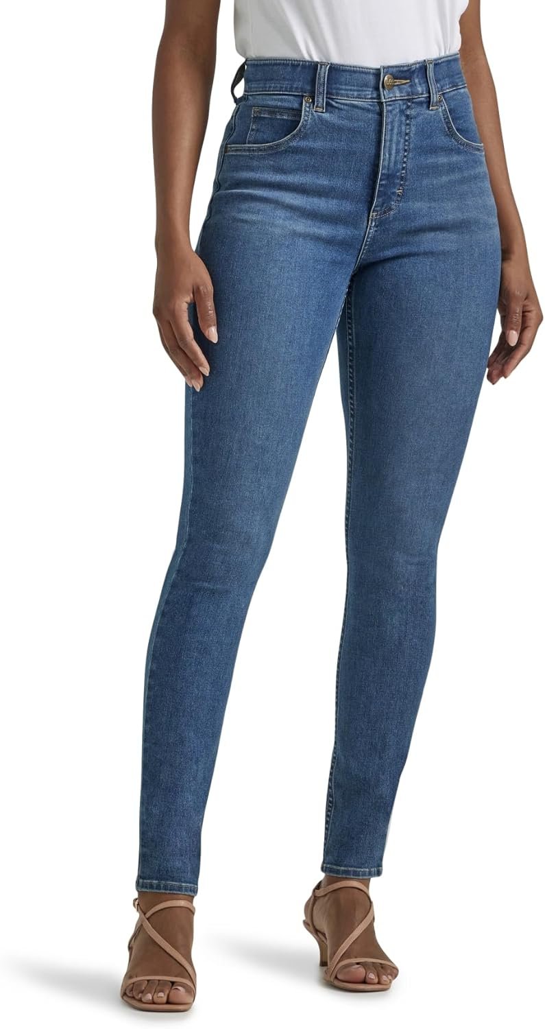 Lee Womens Ultra Lux Comfort with Flex Motion Skinny Leg Jean with Ever Fit