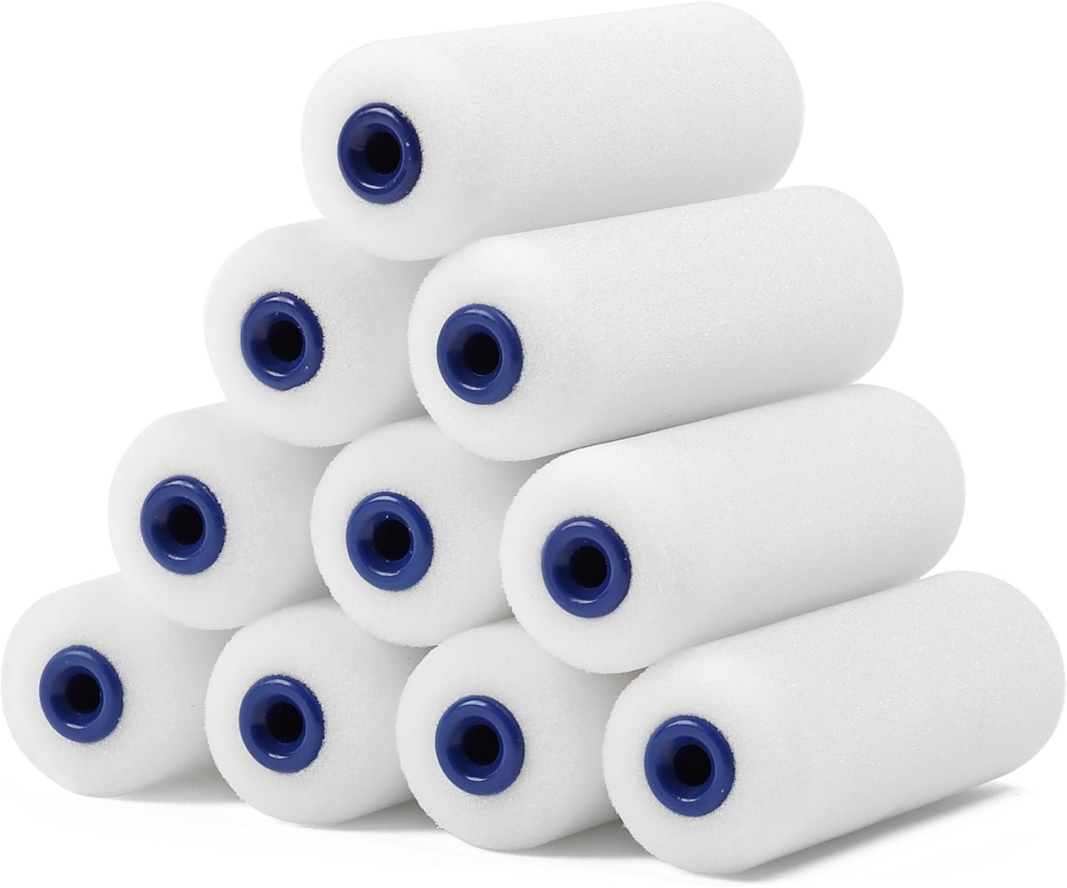 Bates- Foam Paint Roller Covers, 10 Pack, 4 Inch, Paint Roller 4 Inch, High Density Foam Roller Paint Covers, 4 Inch Paint Roller, Paint Rollers 4 Inch, Foam Paint Roller 4 Inch Foam Roller