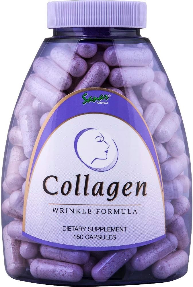 Sanar Naturals Collagen Pills for Women & Men | Hydrolyzed Peptides with Vitamin E & Vitamin C | Supports Hair, Nail, Skin, Bone & Joint Health, Reduce Wrinkles | Grass Fed, Non-GMO,150 Capsules