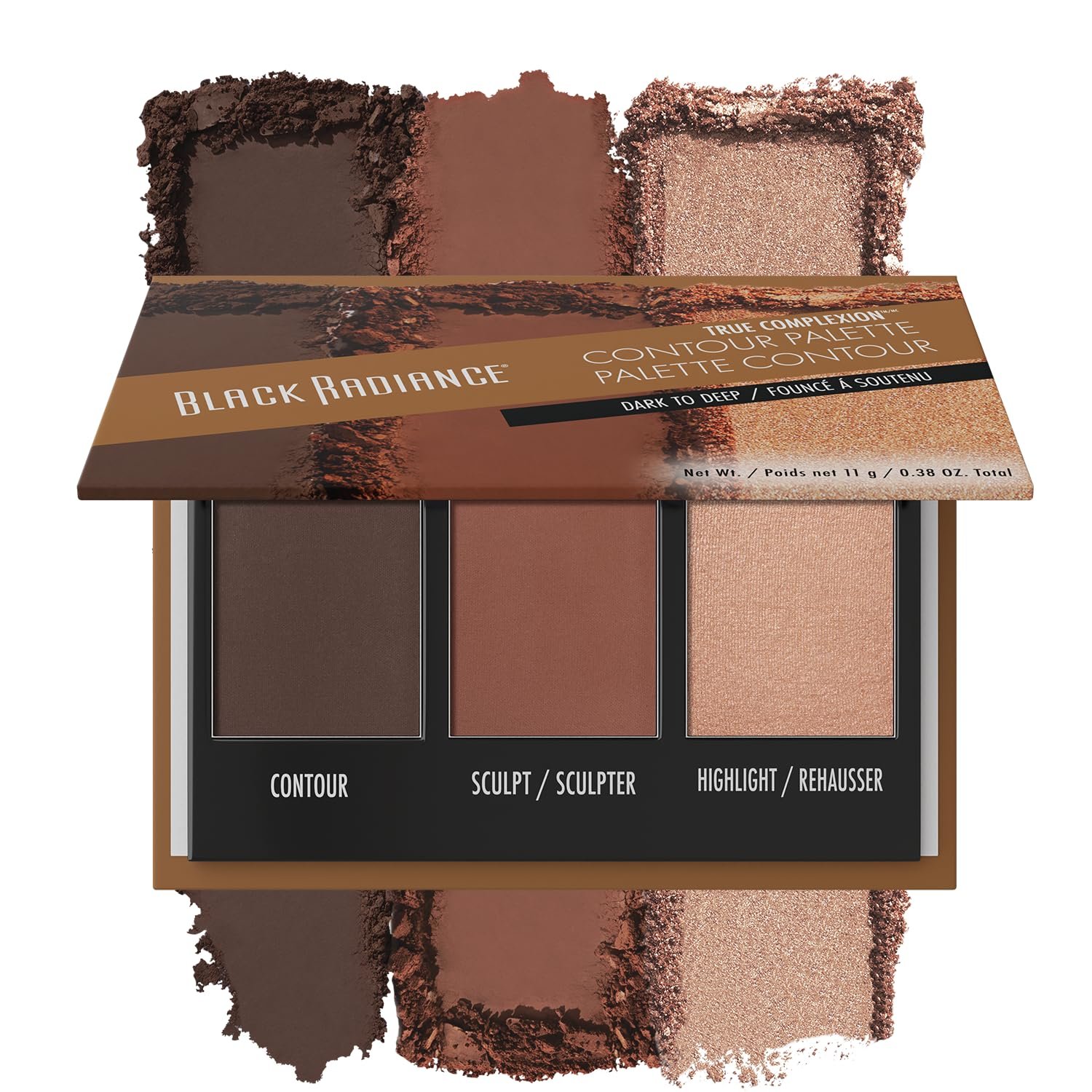 Black Radiance True Complexion Contour Palette, Dark To Deep