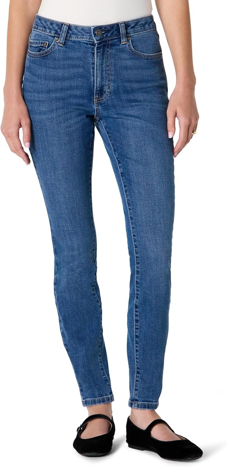 Amazon Essentials Women’s Women’s High Stretch High-Rise Skinny Jean