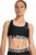Under Armour Womens HeatGear Authentics Mid Impact Branded Sports Bra