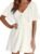 Dokotoo Womens Dresses 2025 Summer Fall Deep V Neck Elegant Bow tie Mini Dress S-XL