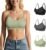 3 Pieces Sports Bras for Women – Wireless Padded Bralette Women’s Seamless Bras Comfy Cami Bra Pack Yoga Sleep