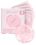 Patchology Serve Chilled Rosé Hydrating Under Eye Patches – Hyaluronic Acid & Antioxidant-Infused Eye Masks to Reduce Dark Circles, Puffiness & Fine Lines – Ideal Skincare Essentials (5 Pairs)