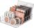 Makeup Organizer for Eyeshadow Palette and Lipstick Organizer, 7 Section Divided Makeup Palette Organizer for Vanity Drawer Countertop Modern Cosmetics Storage(7.48″ x 6.22″ x 1.77″)