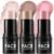 FOCALLURE 3 Pcs Cream Contour Sticks,Shades with Highlighter & Bronzer & Blush,Non-greasy Long-wear Face Contouring Pen,Easy to Sculpt the Face and Create a Lightweight Finishing Makeup,FAIR
