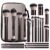 Professional Makeup Brushes BS-MALL With Travel Case – Kabuki Brush Eyeshadow Brush, Concealer Brush, Blush Brush Bronzer & Foundation Brush 20 Pcs, Labeled Daily Use & Versatile Occasions
