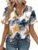 WEESO Womens Tops Summer Short Sleeve V Neck Blouses Business Casual Loose Fit Tshirts Trendy Fashion Outfits