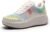 DREAM PAIRS Women Chunky City Tweed Comfortable Casual Platform Fashion Sneaker