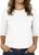 3/4 Sleeve Tops for Women Basic Crew Neck Spring Blouses Casual Fit Fall T Shirts