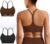 Padded Y-Back Sports Bra for Women – Racerback Low Impact Spaghetti Strap for Yoga Workout Top