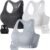FITTIN Racerback Sports Bras for Women – Padded Seamless Support Bra for Yoga Gym Workout Fitness